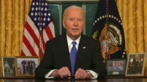 El presidente de EEUU, Joe Biden, da su discurso de despedida desde la Oficina Oval / Foto: Casa Blanca