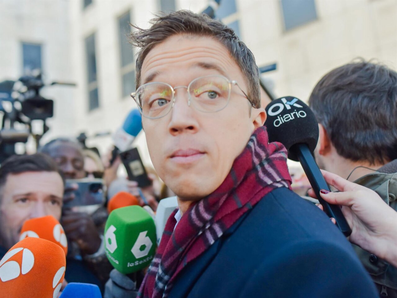 El ex portavoz de Sumar en el Congreso Iñigo Errejón llega a declarar a los juzgados de Plaza de Castilla, a 16 de enero de 2025 / Foto: Mateo Lanzuela / Europa Press El ex portavoz de Sumar en el Congreso Iñigo Errejón llega a declarar a los juzgados de Plaza de Castilla, a 16 de enero de 2025 / Foto: Mateo Lanzuela / Europa Press