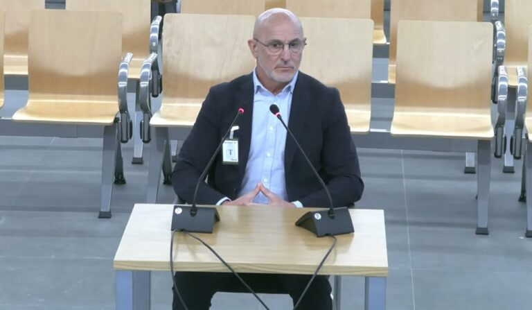 El seleccionador Luis De la Fuente (Foto: Audiencia Nacional)