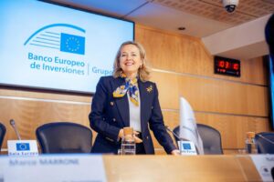 La presidenta del Banco Europeo de Inversiones (BEI), Nadia Calviño (Foto: Gabriel Luengas - Europa Press)