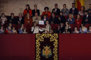 Tribuna de la Crida de las Fallas 2025 (Foto: Rober Solsona - Europa Press)