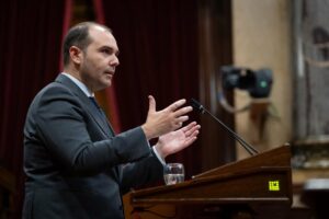El conseller de Presidencia de la Generalitat, Albert Dalmau (Foto: David Zorrakino - Europa Press)