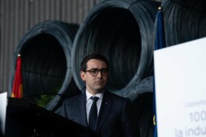 El vicepresidente ejecutivo de la Comisión Europea (CE) para Prosperidad y Estrategia Industrial, Stéphane Séjourné (Foto: David Zorrakino - Europa Press)
