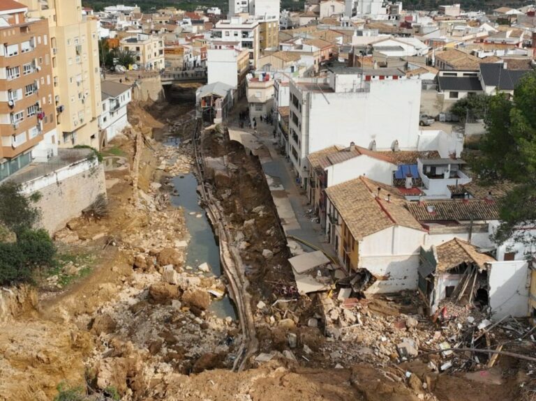 Localidad de Chiva (Valencia) tras el paso de la DANA (Foto: Diputación de Valencia)