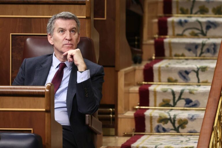 El presidente del PP, Alberto Núñez Feijóo, (Foto: Eduardo Parra - Europa Press)
