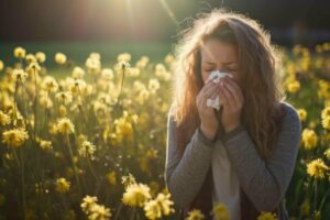 Mujer con alergia (Foto: Freepik)