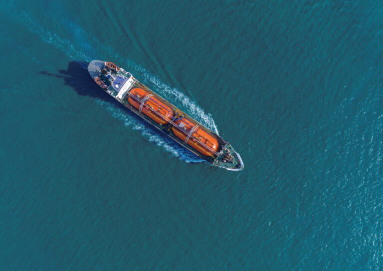 Barco de transporte de Gas Natural Licuado