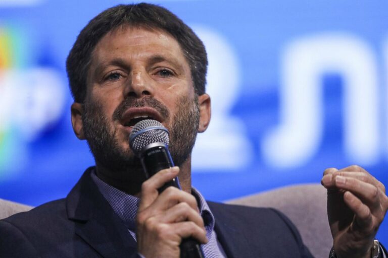 El ministro de Finanzas de Israel, Bezalel Smotrich (Foto: Ilia Yefimovich/dpa)