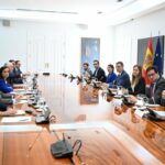 Reunión del presidente del Gobierno, Pedro Sánchez con las principales compañías eléctricas tras el apagón que afectó a toda la Península Ibérica (Foto: Moncloa)