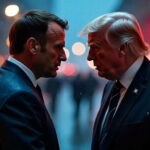 Emmanuel Macron y Donald Trump