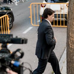 El novio de la presidenta de la Comunidad de Madrid, Alberto González Amador, a su llegada al Supremo. (Foto: Carlos Luján - Europa Press)