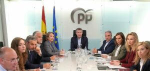 Alberto Núñez Feijóo en la reunión del Comité de Dirección del PP. (Foto: PP)