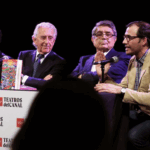 De izquierda a derecha: Javier García-Bernal, Miguel de los Santos, Sergio Ramírez y Álvaro Martín Valcárcel