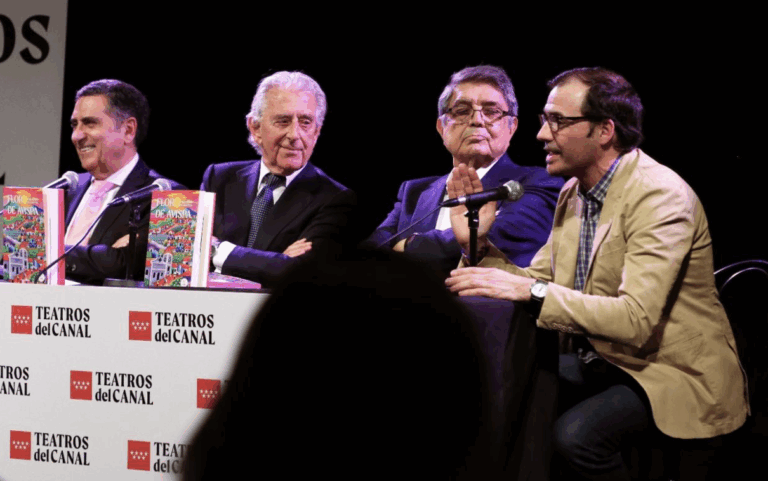 De izquierda a derecha: Javier García-Bernal, Miguel de los Santos, Sergio Ramírez y Álvaro Martín Valcárcel