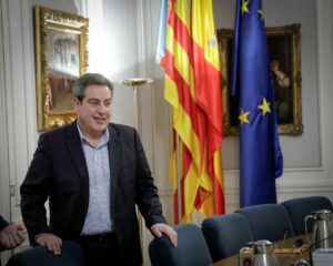 Imagen de archivo del portavoz de Vox en Les Corts, José María Llanos. (Foto: José Cuéllar/Corts Valencianes)