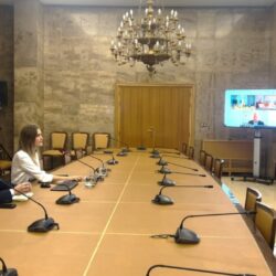 Reunión de la ministra para la Transición Ecológica y el Reto Demográfico, Sara Aagesen, y la ministra portuguesa de Medio Ambiente y Energía, María da Graça Carvalho. - MINISTERIO PARA LA TRANSICIÓN ECOLÓGICA