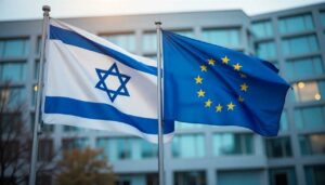 Banderas de Israel y la uE