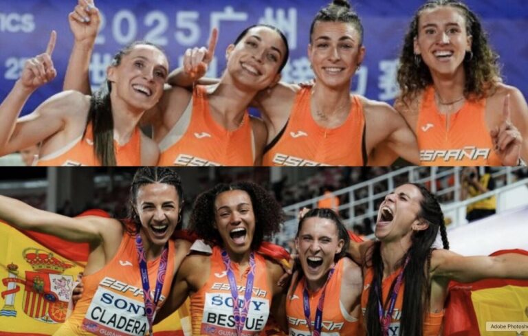 Los relevos españoles femeninos de 4x400 y 4x100 se cuelgan oro y plata en los World Relays - RFEA/SPORTMEDIA