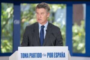 Alberto Núñez Feijóo en el Comité Ejecutivo del PP. (Foto: PP)