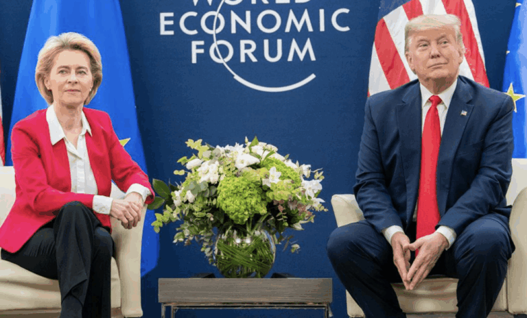 Ursula von der Leyen y Donald Trump (Foto; Europa Press - Shealah Craighead)