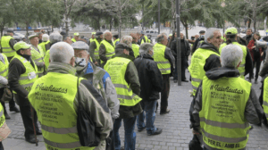 Una de las protestas de los 'Iaioflautas'