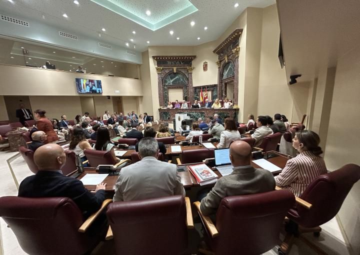 Imagen del pleno de la Asamblea de Murcia durante el debate de presupuestos Foto Asamblea de Murcia