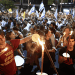 Imagen de archivo de una protesta en Tel Aviv para exigir la liberación de los rehenes (Foto: Europa Press/Contacto/Jamal Awad)