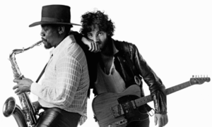 Bruce Springsteen durante la grabación de 'Born to born' (Foto: Sony Pictures)