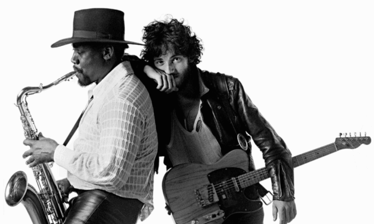 Bruce Springsteen durante la grabación de 'Born to born' (Foto: Sony Pictures)