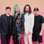 Los exmiembros del grupo Tokio Hotel en la actualidad (de izq. a drcha.): Georg Listing, los hermanos Bill y Tom Kaulitz y Gustav Schäfer. Foto: Annette Riedl/dpa