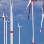 Molinos de viento con componentes fabricados por Vestas (Foto: Jens Büttner/dpa)