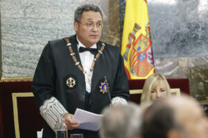 El fiscal general del Estado, Álvaro García Ortiz en el acto de apertura del Año Judicial. (Foto: EFE / Pool)