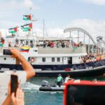 Despedida a la Global Sunat Flotilla en el Puerto de Barcelona. (Foto: Kike Rincón - Europa Press)