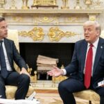 El presidente de EEUU, Donald Trump, recibe al secretario general de la OTAN, Mark Rutte (Foto: Europa Press/Contacto/White House)