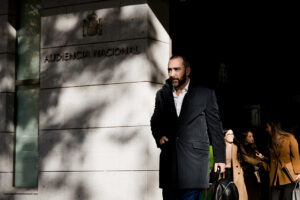 El empresario Víctor de Aldama a su llegada a la Audiencia Nacional. (Foto: Carlos Luján - Europa Press)