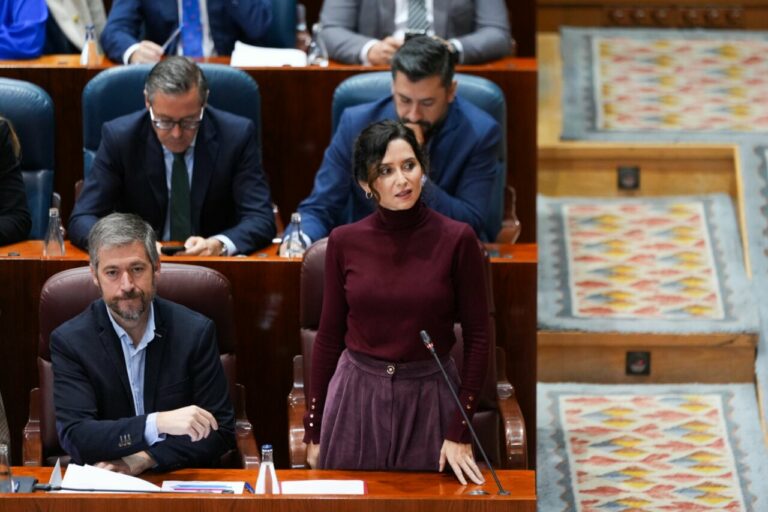 La presidenta de la Comunidad de Madrid, Isabel Díaz Ayuso, en la Asamblea regional. (Foto: Comunidad de Madrid)