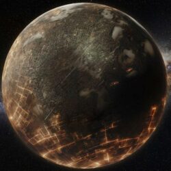 La contaminación atmosférica en otros mundos, una pista para encontrar aliens Una civilización tecnológica avanzada (representada aquí por una ecumenópolis, una ciudad de escala planetaria) podría contaminar su mundo como lo hemos hecho nosotros (Foto: Pablo Carlos Budassi / Wikimedia Commons)