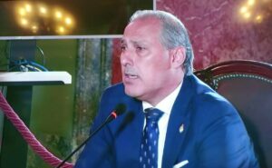 El decano del Colegio de la Abogacía de Madrid (ICAM), Eugenio Ribón, durante su declaración en el juicio al fiscal general del Estado. (Foto: Europa Press)