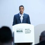 El presidente del Gobierno, Pedro Sánchez, en la 30ª Conferencia de la ONU sobre el cambio climático (COP-30). (Foto: Pool Moncloa/Fernando Calvo y Pool COP 30)