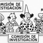 Viñeta humorística sobre comisiones de investigación en España