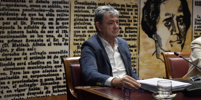 Imagen de archivo de Antxon Alonso en su comparecencia en el Senado el pasado mes de julio. (Foto: Senado)