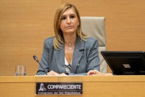 Salom&eacute; Pradas, ex consellera de Justicia i Interior de la Generalitat Valenciana, en una comparecencia en el Congreso. (Foto: Congreso)