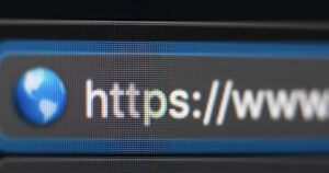 Barra de direcciones del navegador mostrando HTTPS