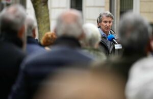 El líder del PP, Alberto Núñez Feijóo, durante su visita a Don Benito (Badajoz). (Foto: PP)