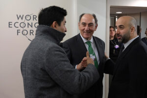 El presidente de Iberdrola, Ignacio Gal&aacute;n, en la reuni&oacute;n anual del Foro Econ&oacute;mico Mundial en Davos. (Foto: Iberdrola)