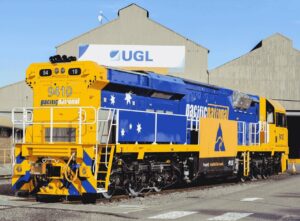 Imagen de archivo de una locomotora de UGL Transport. (Foto: Cimic &ndash; Europa Press)