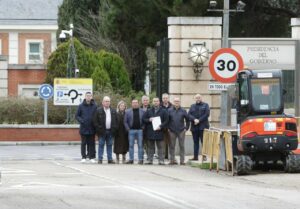 Alcaldes del Campo Ara&ntilde;uelo en protesta por la central de Almaraz