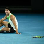 Carlos Alcaraz celebra su victoria en el Abierto de Australia. (Foto: Joel Carrett/AAP/dpa/Europa Press)