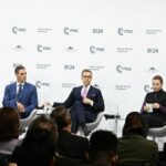 El presidente del Gobierno espa&ntilde;ol, Pedro S&aacute;nchez, en un panel de la Conferencia de Seguridad de M&uacute;nich (Foto: Borja Puig de la Bellacasa / Gobierno de Espa&ntilde;a)