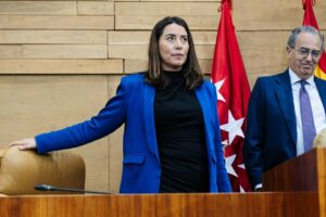 La vicepresidenta primera de la Asamblea de Madrid, Ana Mill&aacute;n, en una sesi&oacute;n plenaria en la c&aacute;mara auton&oacute;mica. (Foto: Carlos Luj&aacute;n - Europa Press &ndash; Archivo)